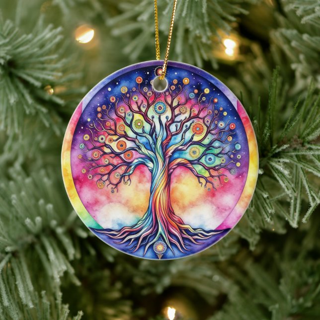 Tree of Life  Ceramic Ornament (Tree)