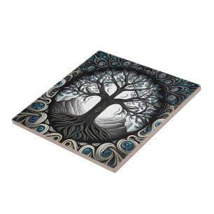 Tree of Life  Ceramic Tile