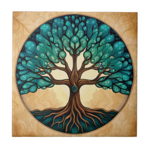 Tree of Life  Ceramic Tile