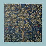 Tree of Life Ceramic Tile<br><div class="desc">Tree of Life by William Morris. The "Tree of Life" is one of William Morris' most well known works. You can readily see his attention to detail in this wonderful tapestry, whose symbolic meaning, according to the Biblical story of Adam and Eve, is everlasting life or immortality. William Morris (24...</div>