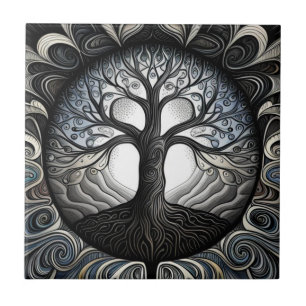 Tree of Life  Ceramic Tile
