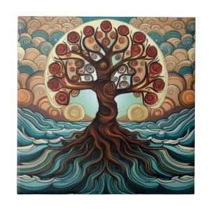 Tree of Life  Ceramic Tile