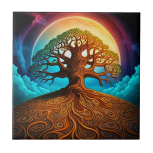 Tree of Life  Ceramic Tile