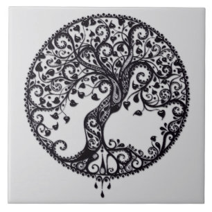 Tree of Life Ceramic Tile. Ceramic Tile