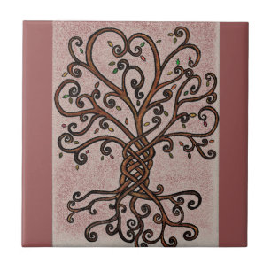 Tree of Life Ceramic Tile Style 1