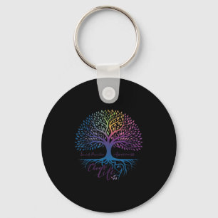 Tree Of Life Choose Life Suicide Prevention Awaren Key Ring