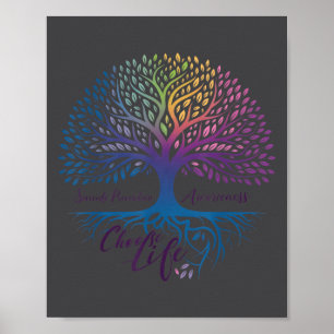 Tree Of Life Choose Life Suicide Prevention Awaren Poster