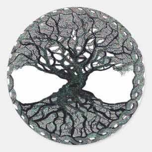 Tree of Life Circle of Life Classic Round Sticker