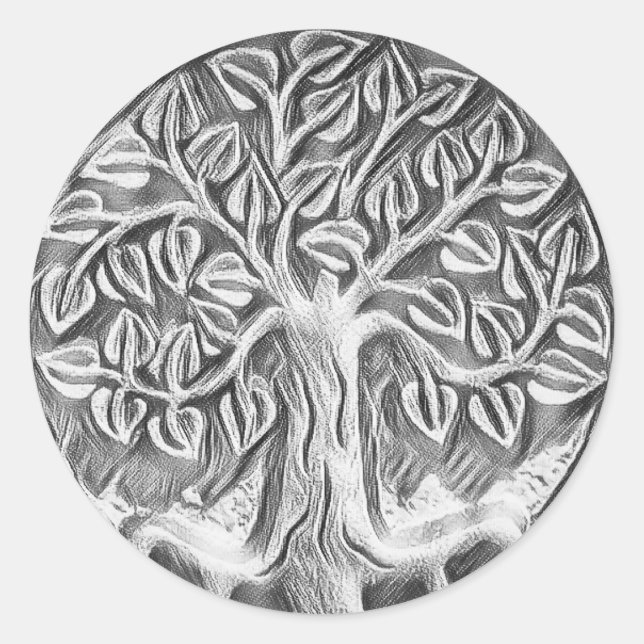 Tree of Life Classic Round Sticker (Front)
