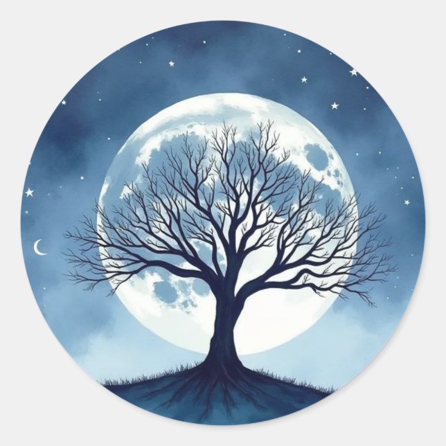 Tree of Life Classic Round Sticker (Front)