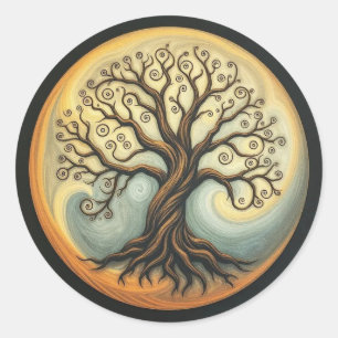 Tree of Life  Classic Round Sticker