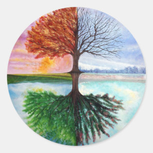 Tree of Life Classic Round Sticker