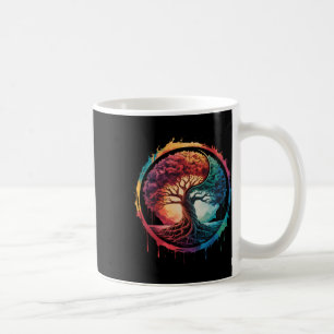 Tree Of Life Colourful Nature Yin Yang Zen Yoga Me Coffee Mug