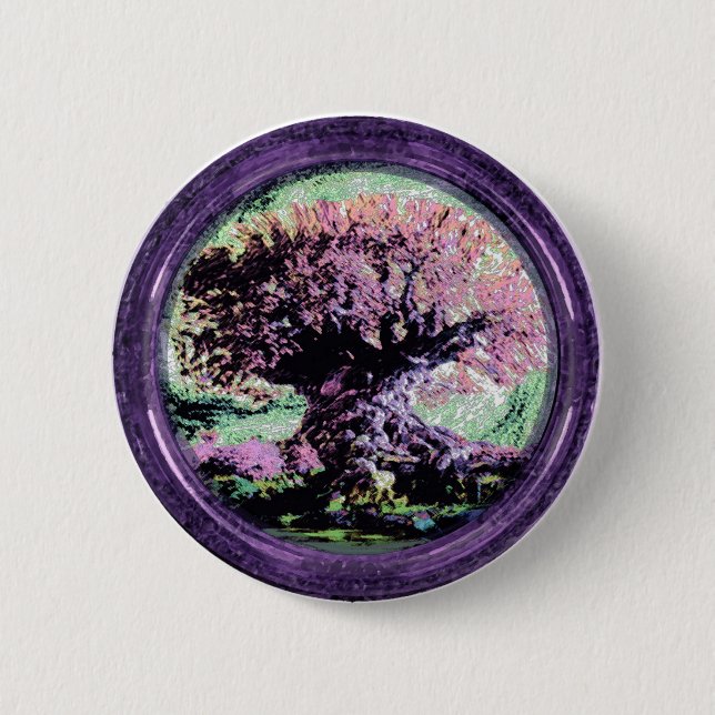 Tree of Life Concern 6 Cm Round Badge (Front)