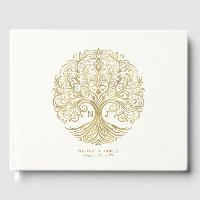 Tree of Life Cream & Gold Celtic Wedding