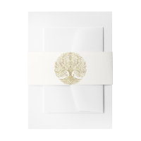 Tree of Life Cream & Gold Celtic Wedding