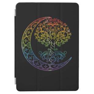 Tree of Life Cresent Moon Phases Mandala Yoga Gift iPad Air Cover