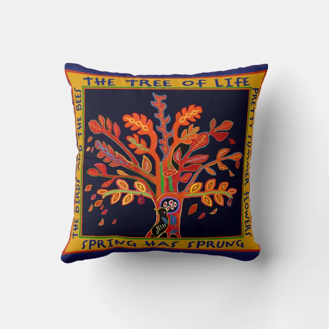 Tree of Life Cushion (Back)