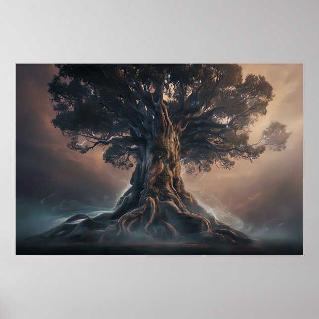 Tree of Life – Dawn Edition Fantasy Poster (Front)