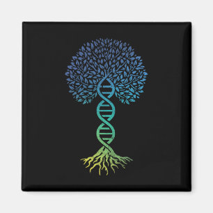 Tree Of Life Dna Science Genetics Earth Day Geneal Magnet