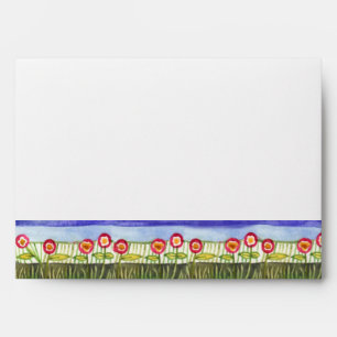 Tree of Life Doves Bar Bat Mitzvah Envelope