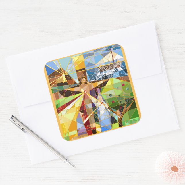 Tree of Life Easter Christian Sticker (Envelope)