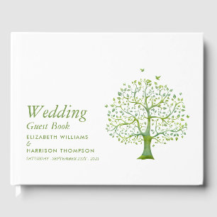 Tree of Life, Elegant Wedding Guest Book