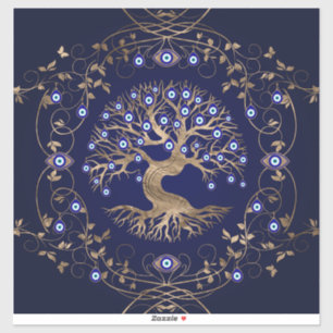 Tree of Life Evil Eye Ornament