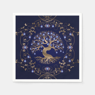 Tree of Life Evil Eye Ornament Napkin