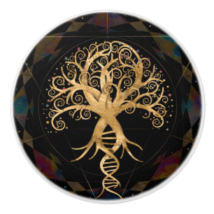 Tree of Life - Evolution Ceramic Knob