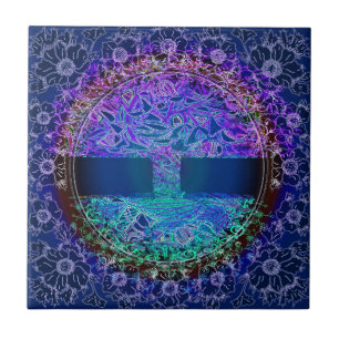 Tree of Life Forgiveness and Love Ceramic Tile