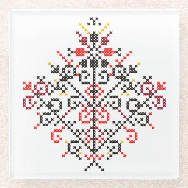 TREE OF LIFE  GLASS COASTER (Front)