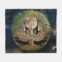 Tree of Life Goddess and Moon