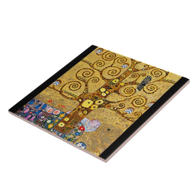 "Tree of life" , gustav klimt Ceramic Tile (Side)