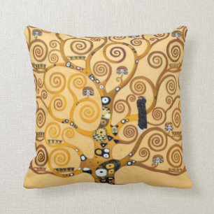Tree Of Life Gustav Klimt Cushion