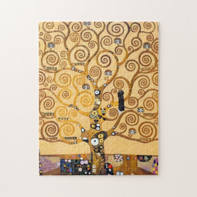 Tree Of Life Gustav Klimt Jigsaw Puzzle (Vertical)