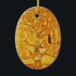 Tree of Life Gustav Klimt Nouveau Ceramic Tree Decoration<br><div class="desc">The Tree of Life (1909)  is a beautiful painting by Vienna Secessionist painter Gustav Klimt. Known for painting with pure gold,  his art is vibrant and fun. The Tree of Life's branches curl towards the heavens.</div>