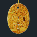 Tree of Life Gustav Klimt Nouveau Ceramic Tree Decoration<br><div class="desc">The Tree of Life (1909)  is a beautiful painting by Vienna Secessionist painter Gustav Klimt. Known for painting with pure gold,  his art is vibrant and fun. The Tree of Life's branches curl towards the heavens.</div>