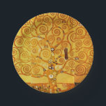 Tree of Life Gustav Klimt Nouveau Paper Plate<br><div class="desc">The Tree of Life (1909)  is a beautiful painting by Vienna Secessionist painter Gustav Klimt. Known for painting with pure gold,  his art is vibrant and fun. The Tree of Life is a classic art nouveau painting.</div>