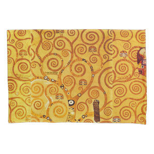Tree of Life Gustav Klimt Nouveau Pillowcase