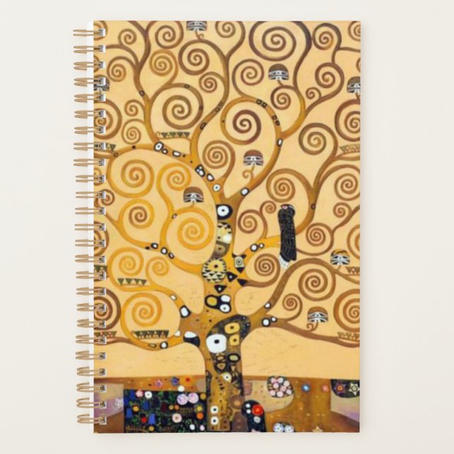 Tree Of Life Gustav Klimt Planner (Front)