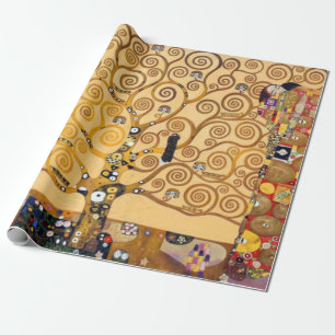 Tree Of Life Gustav Klimt Wrapping Paper