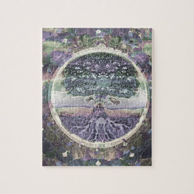 Tree of Life Health and Prosperity Jigsaw Puzzle (Vertical)