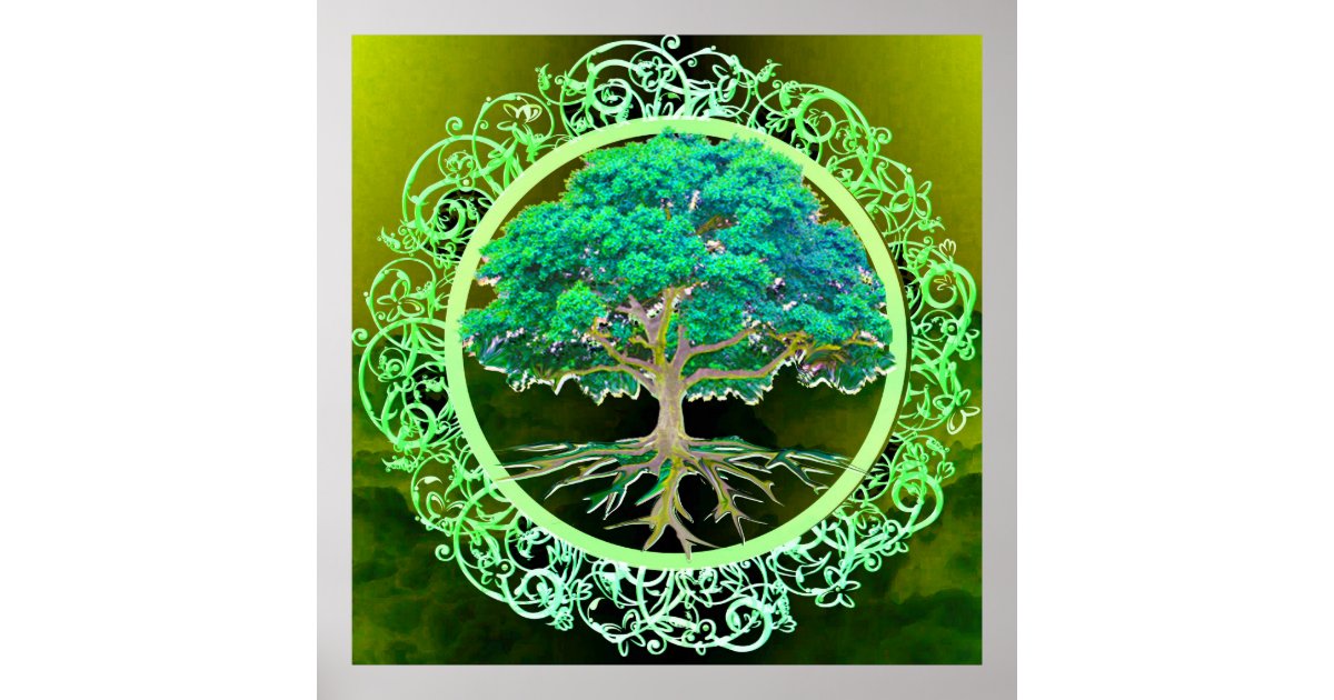 Tree of Life Health Poster Zazzle