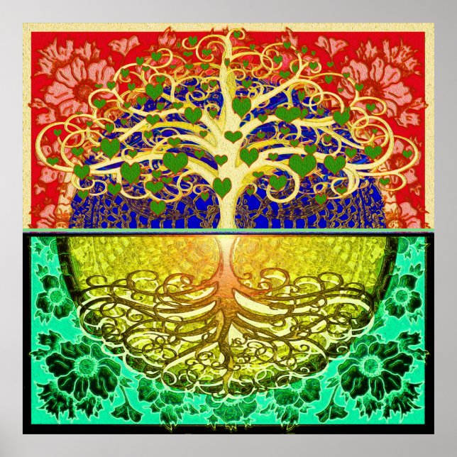 Tree of Life Hearts Poster (Front)