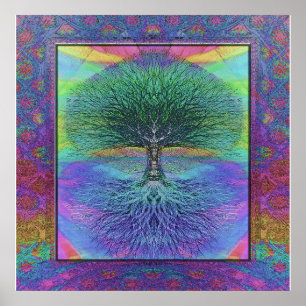 Tree of Life Hope and Peace Poster