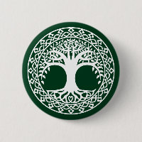 Tree of Life in a Celtic Circle pattern
