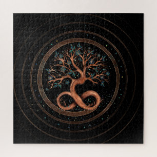 Tree of Life - Infinity Spiral Jigsaw Puzzle