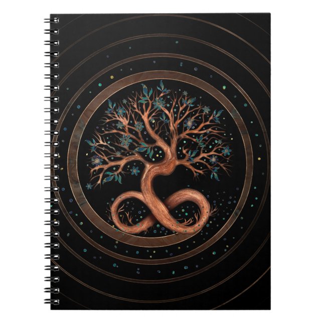 Tree of Life - Infinity Spiral Notebook (Front)