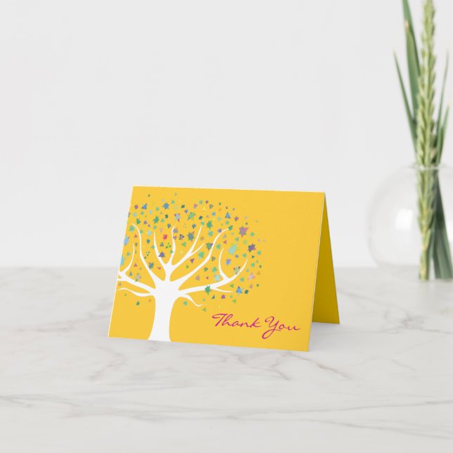 Tree of Life Invite Thank You Card (Front)